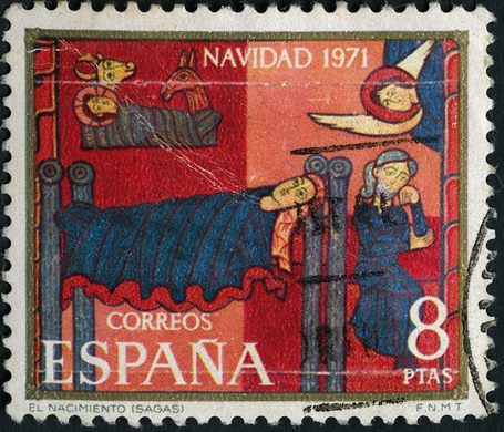 Espanha - 1971 - Natal El Nacimiento Sagas - 8Ptas