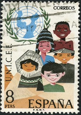 Espanha - 1971 - Aniversario UNICEF - 8Ptas