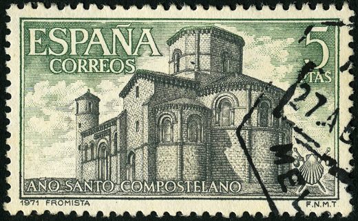 Espanha - 1971 - Ano Santo Compostelano - Fromista - 5Ptas