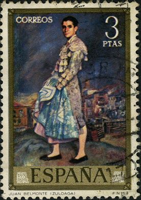 Espanha - 1971 - Pintor Zuloaga Juan Belmonte - 3Ptas