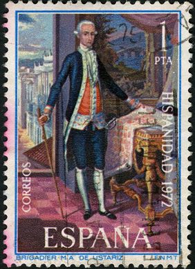 Espanha - 1972 - Hispanidade Brigadier Ustariz - 1Pta