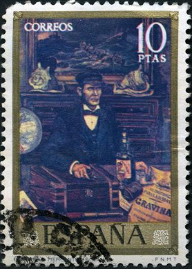 Espanha - 1972 - Pintor Solana El Capitan Mercante - 10Ptas