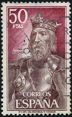 Espanha - 1972 - Personagens Espanhois Fernan Gonzalez - 50Ptas