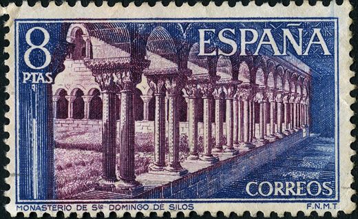 Espanha - 1973 - Monasterios Santo Domingo de Silos - 8Ptas