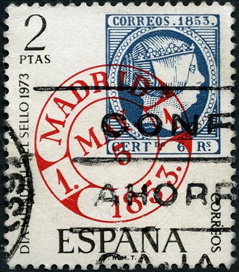 Espanha - 1973 - Dia Mundial do Selo - 2Ptas