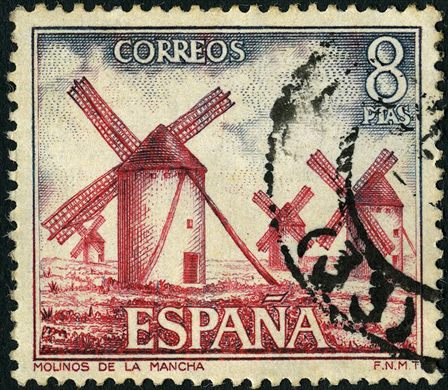 Espanha - 1973 - Moinhos da Mancha - 8Ptas