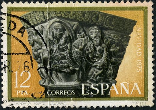 Espanha - 1975 - Natal Huida a Egipto Navarra - 12Ptas