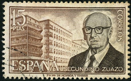 Espanha - 1975 - Secundino Zuazo - 15Ptas