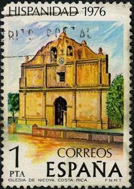 Espanha - 1976 - Hispanidad Costa Rica Igreja de Nicoya - 1Ptas