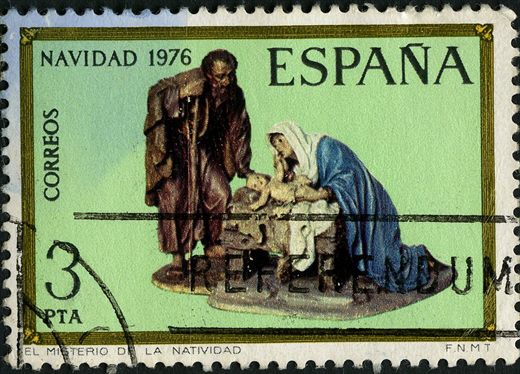 Espanha - 1976 - Natal Misterio de la Natividad - 3Ptas
