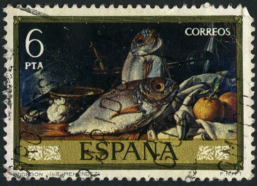 Espanha - 1976 - Bodegones de Menendez - 6Ptas