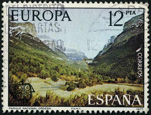 Espanha - 1977 - Europa CEPT Parque Nacional Ordesa - 12Ptas