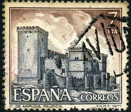 Espanha - 1977 - Castillos Ampudia Palencia - 7Ptas