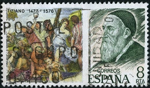 Espanha - 1977 - V Centenario Tiziano - Conjunto - 8Ptas