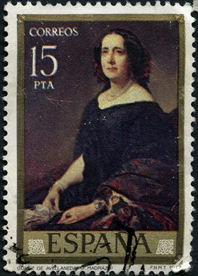 Espanha - 1977 - Pintura Federico Madrazo Gomez de Avellaneda - 15Pta