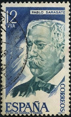 Espanha - 1977 - Personagens Espanhois Pablo Sarasate - 12Ptas