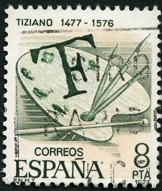 Espanha - 1977 - V Centenario Nascimento Tiziano - 8Ptas