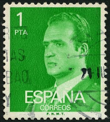 Espanha - 1977 - Basica Juan Carlos I - 1Pta