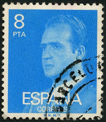 Espanha - 1977 - Basica Juan Carlos I - 8Ptas