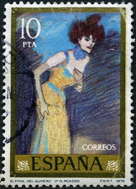 Espanha - 1978 - Pintura Picasso El Final del Numero - 10Pta