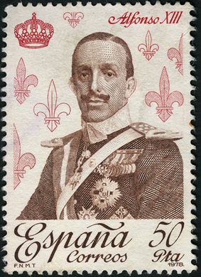 Espanha - 1978 - Reis de Espanha Alfonso XIII - 50Ptas