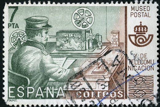 Espanha - 1981 - Museo Postal y de Telecomunicacion - 7Pta