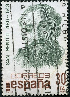 Espanha - 1981 - XV Centenario Nascimento Sao Bento - 30Ptas