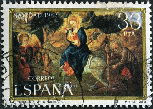 Espanha - 1982 - Natal Fuga para o Egipto Valencia - 33Ptas