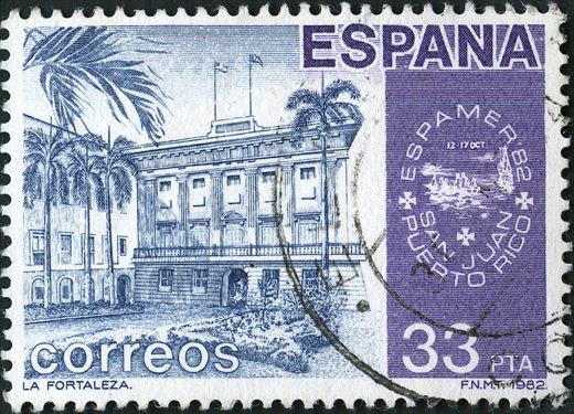 Espanha - 1982 - ESPAMER 82 La Fortaleza San Juan Puerto Rico - 33Ptas
