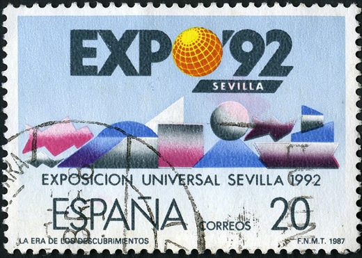 Espanha - 1987 - Expo 92 Sevilha - 20Ptas