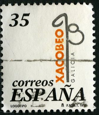 Espanha - 1993 - Xacobeo Galicia - Logotipo - 35Ptas