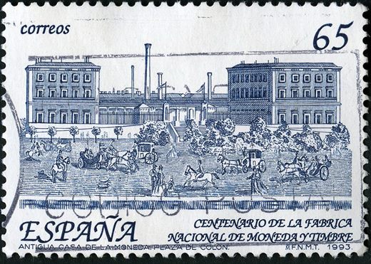 Espanha - 1993 - Centenario FNMT - 65Pta