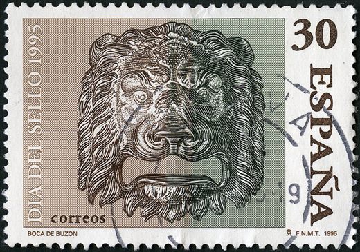 Espanha - 1995 - Dia do Selo Boca de Buzon - 30Ptas