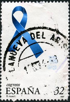 Espanha - 1997 - Lazo Azul Vitimas do Terrorismo - 32Ptas