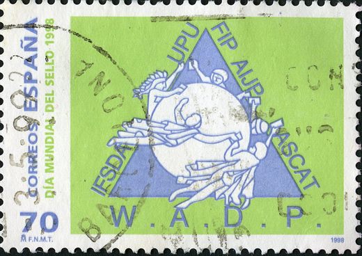 Espanha - 1998 - Dia Mundial del Sello WADP - 70Ptas