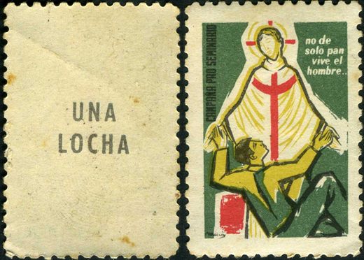 Espanha - Sem Data - Igreja Catolica - Campanha Pro Seminario - 1Locha
