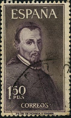 Espanha - Sem Data - Personagem Religioso - 1Ptas50