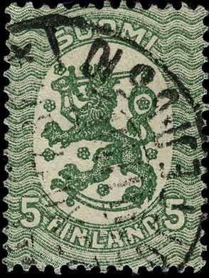 Finlandia - 1917 - Leao Saarinen Helsinki Issue - 5P