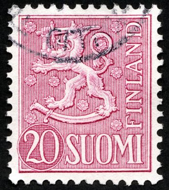 Finlandia - 1954 - Brasao Leao Modelo 54 - 20Mk