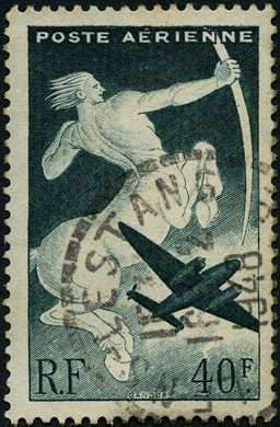 Franca - 1946 - Poste Aerienne Serie Mitologica Sagitario - 40F