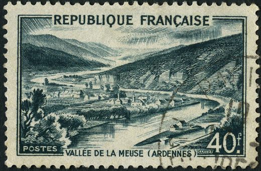 Franca - 1949 - Vale do Mosa Ardenas - 40F