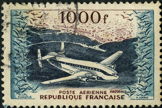 Franca - 1954 - Poste Aerienne Provence - 1000F