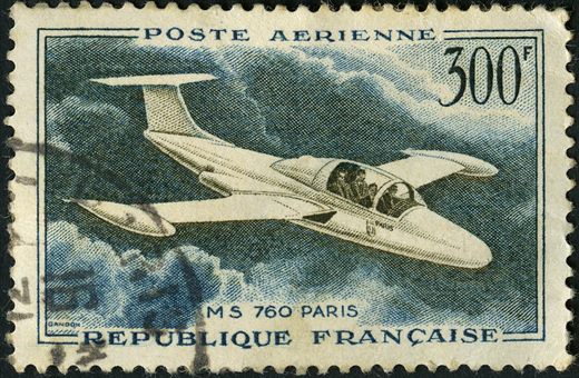 Franca - 1954 - Poste Aerienne MS 760 Paris - 300F