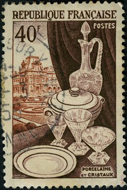 Franca - 1954 - Porcelana e Cristais - 40F