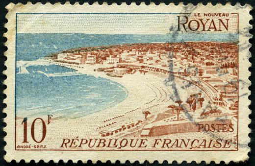 Franca - 1954 - Serie Turistica - Royan - 10F