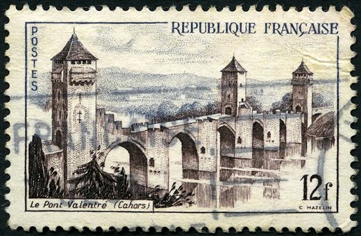 Franca - 1955 - Ponte Valentre Cahors - 12F