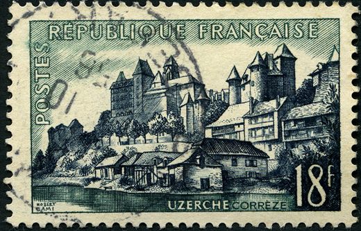 Franca - 1955 - Serie Turistica - Uzerche - 18F