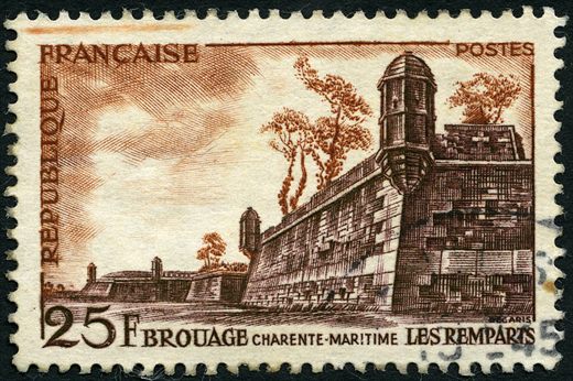 Franca - 1955 - Serie Turistica - Brouage - 25F