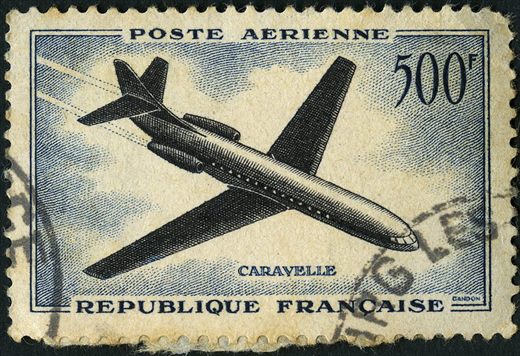 Franca - 1957 - Poste Aerienne Caravelle - 500F