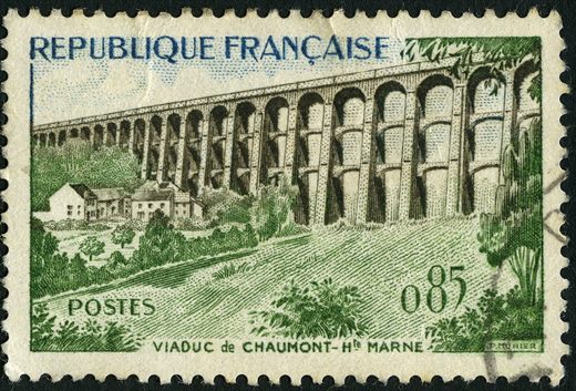 Franca - 1960 - Viaduto Chaumont - 0.85F